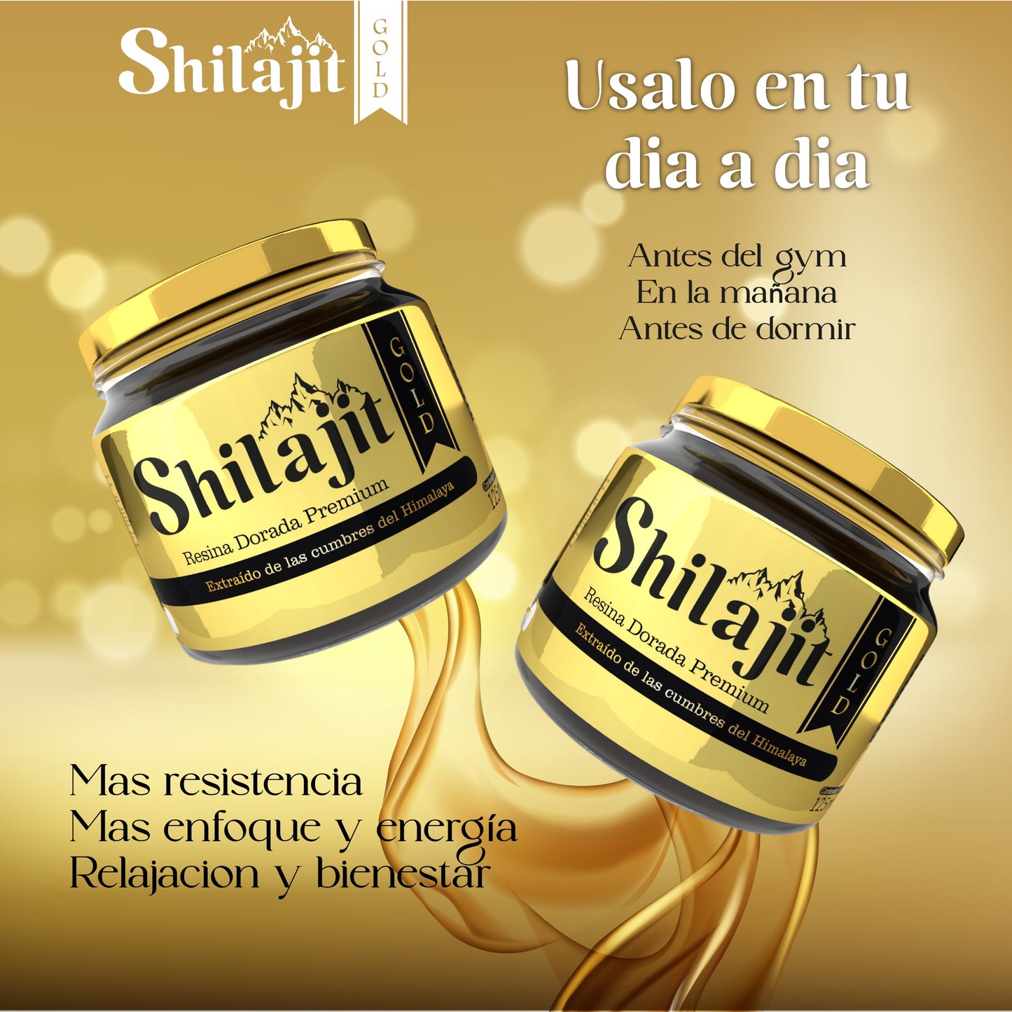 Shilajit Gold™ Original con Invima